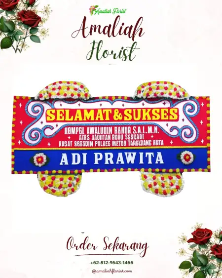 Papan Bunga Ucapan Selamat Cigemlong
